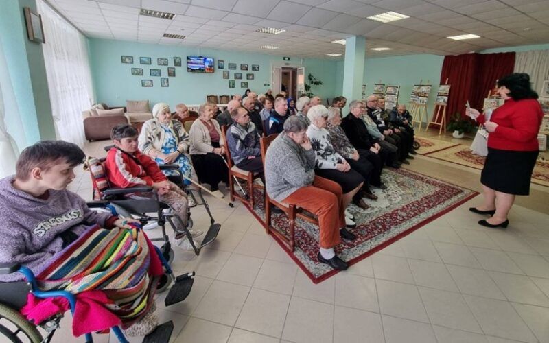В Николаевщмнском доме-интернате для престарелых и инвалидов вспомнили события хатынской трагедии